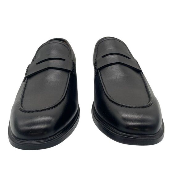Vance Co. Keith‎ Dress Shoes Mens 12 Black Penny Loafers Comfort Workwear Preppy - Picture 2 of 11